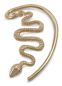 Wrap Around Cuff Fashion Earring - Snake Design