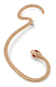 Wrap Around Cuff Fashion Earring - Snake