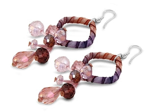 Fashion Earrings - Dangling w/ Crystals