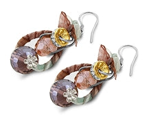 Fashion Earrings - Dangling w/ Crystals