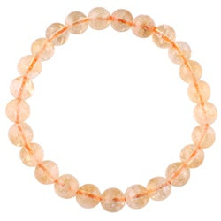 Stretchable Bracelet w/ Natural Stone - Citrine
