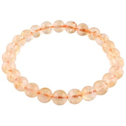 Stretchable Bracelet w/ Natural Stone - Citrine