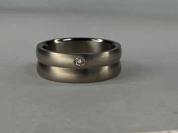 Titanium Ring w/ CZ