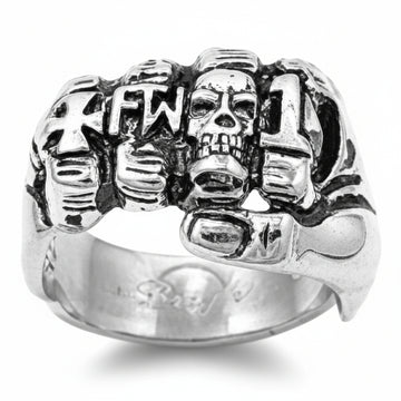 Stainless Steel Casting Ring Power Fist FTW