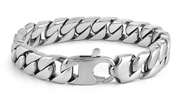Stainless Steel Bracelet - Curb Chain Bracelet