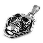 Steel Pendant - Skull