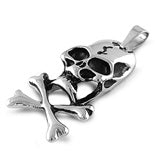 Steel Pendant - Skull