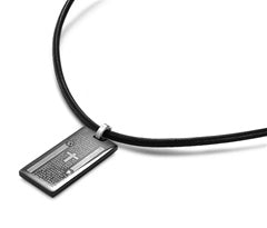 Stainless Steel Necklace - Latin Prayer