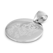 Stainless Steel Pendant - Tribal Design