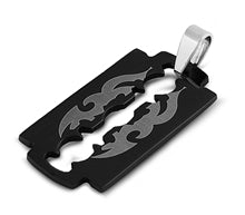 Stainless Steel Pendant - Razor Blade