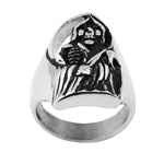 Stainless Steel Casting RIng - Santa Muerte