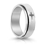 Stainless Steel Ring - Cross - $24.95