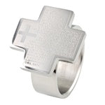 Stainless Steel Ring - Cross Ring