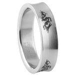 Stainless Steel Ring Dragon