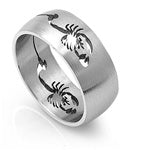 Plain Stainless Steel Ring - Scorpion