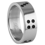 Stainless Steel Ring - Dice