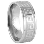 Stainless Steel Ring - Maze