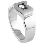 Stainless Steel Ring - CZ Box