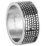 Stainless Steel Ring - Keyboard
