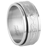 Stainless Steel Ring - Tribal Spinner
