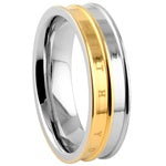 Stainless Steel - Gold Half