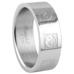 Stainless Steel Ring - Yin & Yang