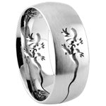 Stainless Steel Ring - Lizard Cutout