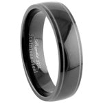 Stainless Steel Ring - All Black Shine