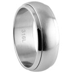 Stainless Steel Ring - Smooth & Round