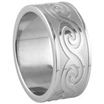 Stainless Steel Ring - Infinite Waves 2