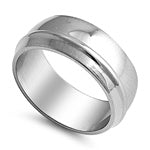 Stainless Steel Ring - Solo Ridge