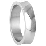 Stainless Steel Ring - Polished Flare
