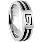 Stainless Steel Ring - Square Cutout