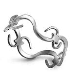 Stainless Steel Ring - Tribal Wrap