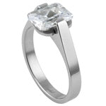 Stainless Steel Ring - CZ Stone