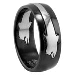 Stainless Steel Ring - Black Puzzle