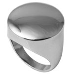 Stainless Steel Ring - Polished Dome