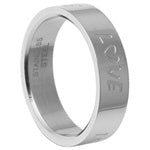 Stainless Steel Ring - “Love”