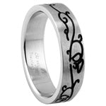 Stainless Steel Ring - Tribal Lines