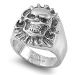 Stainless Steel Ring - Ghost Skull