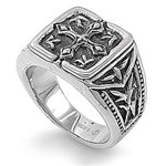 Stainless Steel Ring - Medieval Crest