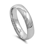 Stainless Steel Ring - Wedding Band - Comfort Fit
