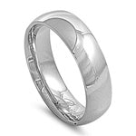 Stainless Steel Ring - Wedding Band - Comfort Fit