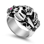Stainless Steel Ring - Skull - $4.46