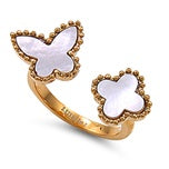 Stainless Steel Ring - Butterfly