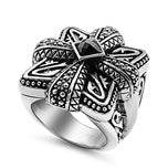 Stainless Steel Ring - Cross