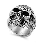 Stainless Steel Ring - Skull