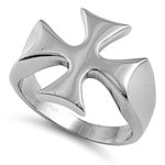 Stainless Steel Ring - Cross