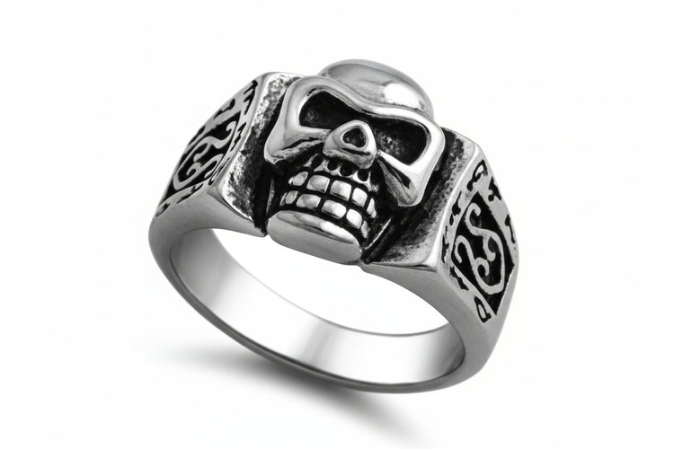 Stainless Steel Ring - Skull