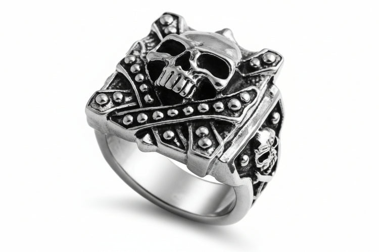 Stainless Steel Ring - Skull